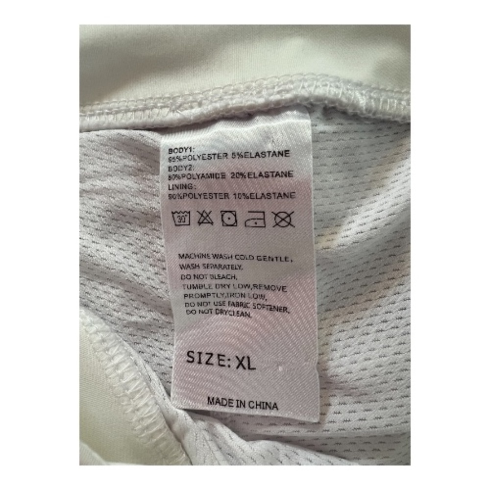 🆕 NWOT women’s white athletic skort with zip pockets | size XL - Picture 7 of 7
